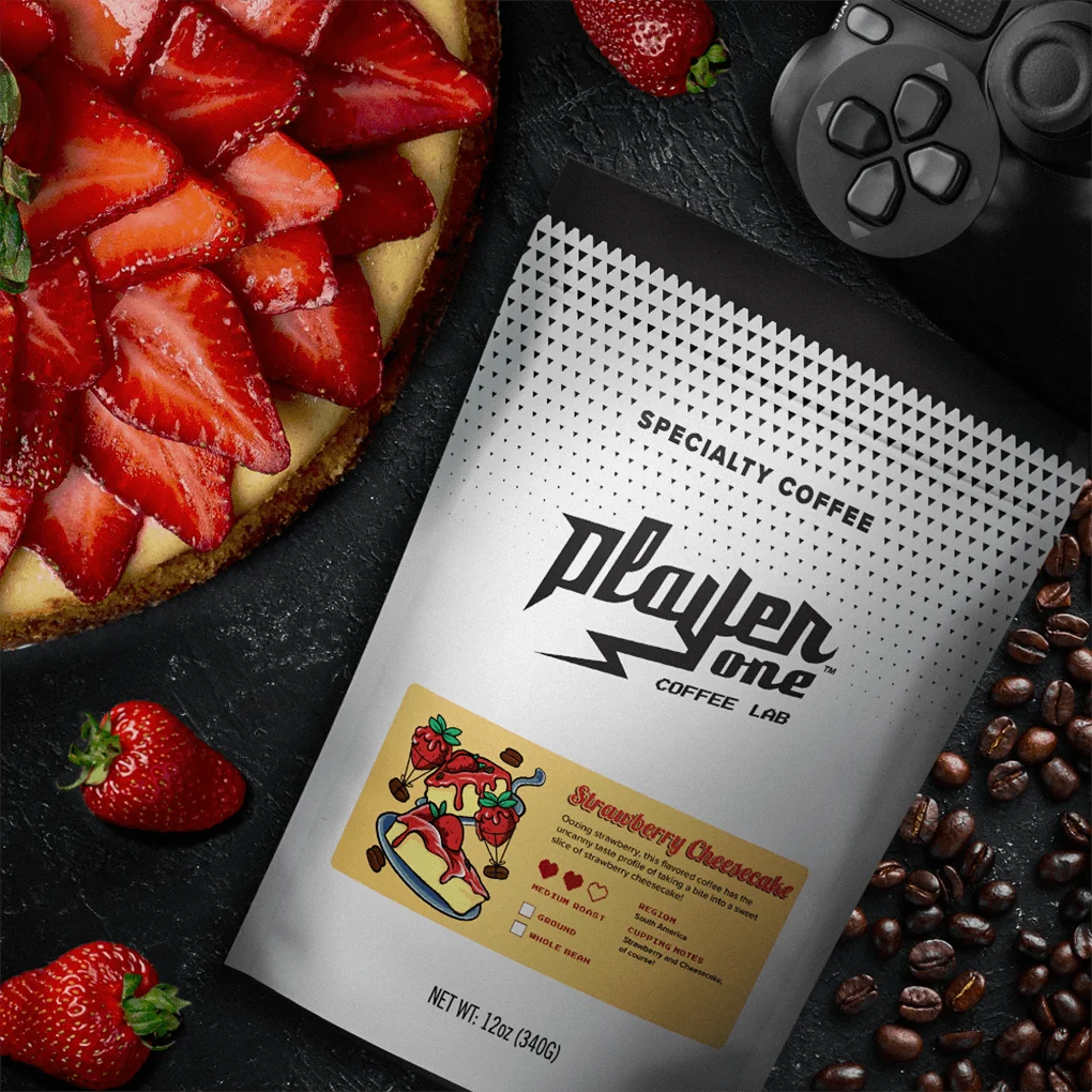 Player One Coffee flavor packaging system overview